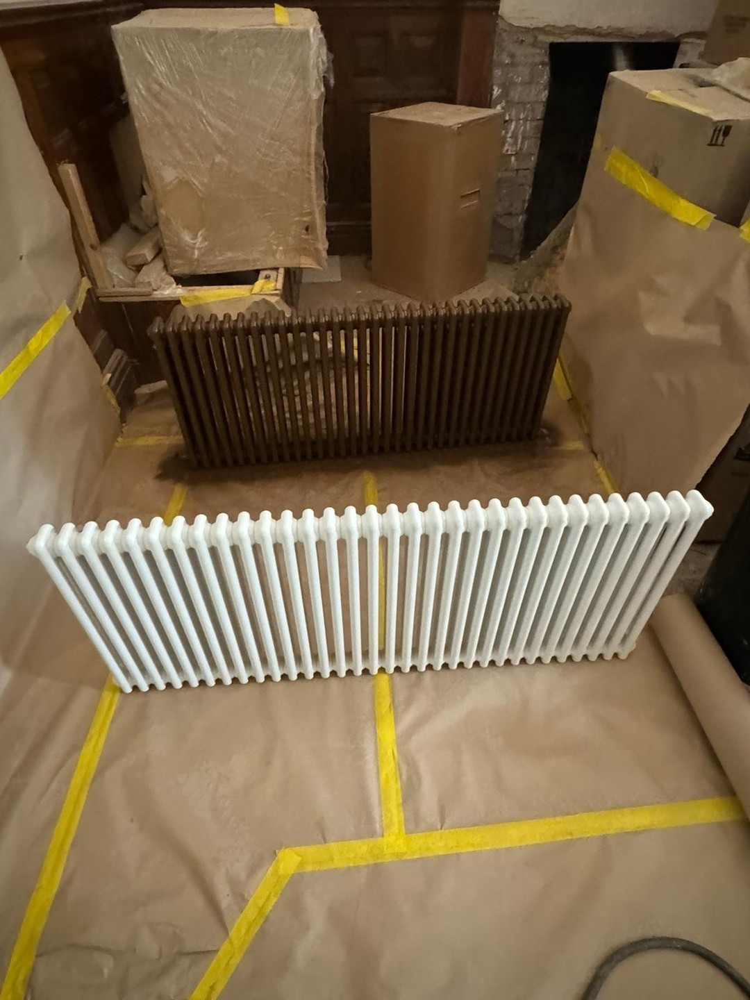 Something a bit different for an architect client of ours this week. Sprayed 2 iron radiators for a client of his. It’s 